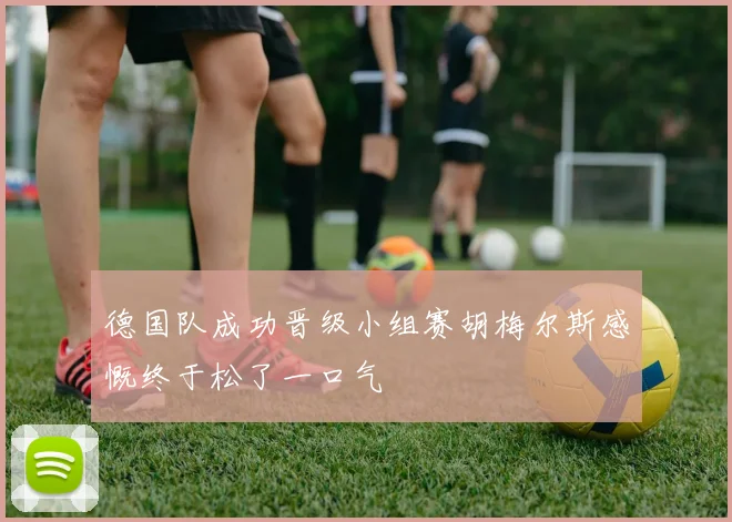 德国队成功晋级小组赛胡梅尔斯感慨终于松了一口气